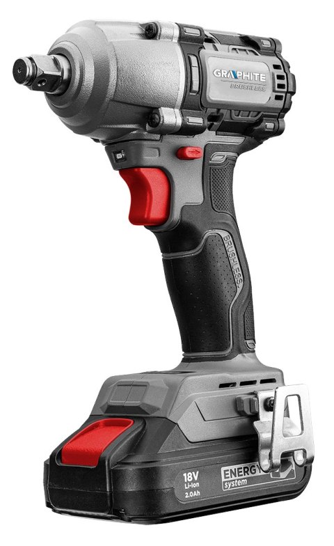 Klucz udarowy bezszczotkowy Energy+ 18V, 450Nm, bez akumulatora