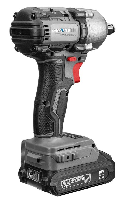 Klucz udarowy bezszczotkowy Energy+ 18V, 450Nm, bez akumulatora