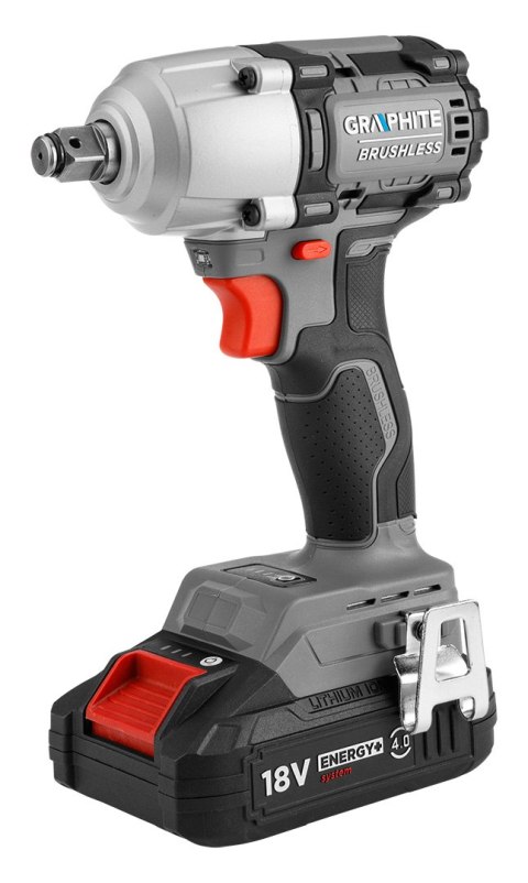 Klucz udarowy bezszczotkowy Energy+ 18V, 450Nm, bez akumulatora