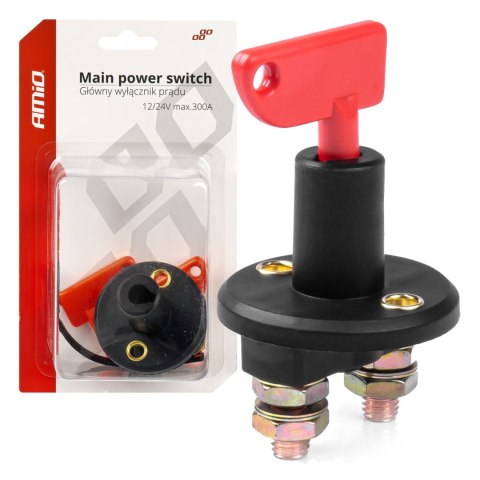 Wyłącznik odłącznik prądu akumulatora hebel 12v 24v amio-03023 Wyłącznik odłącznik prądu akumulatora hebel 12v 24v amio-03023