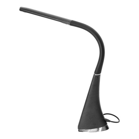 DOLOMIT LED 5W, lampka biurkowa z budzikiem, 300lm, 4000K, czarna DOLOMIT LED 5W, lampka biurkowa z budzikiem, 300lm, 4000K, czarna