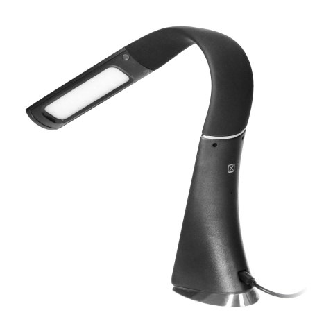 DOLOMIT LED 5W, lampka biurkowa z budzikiem, 300lm, 4000K, czarna DOLOMIT LED 5W, lampka biurkowa z budzikiem, 300lm, 4000K, czarna