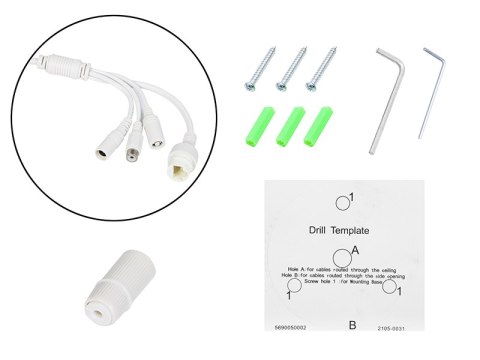77-857# Kamera ip blow 8mp bl-i8is28twm/poe 2,8 mm biała kopułowa 77-857# Kamera ip blow 8mp bl-i8is28twm/poe 2,8 mm biała kopułowa