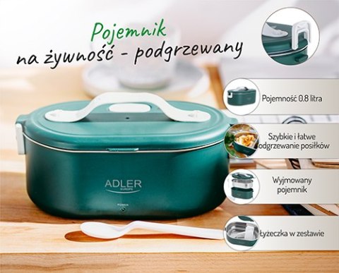 AD 4505 green Pojemnik na żywność - podgrzewany - metalowy pojemnik