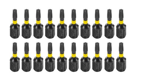 Bity udarowe TX15 x 25 mm, 20 szt. Bity udarowe TX15 x 25 mm, 20 szt.