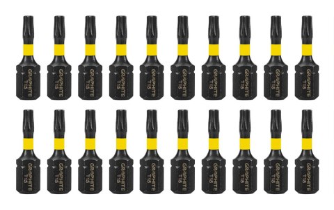 Bity udarowe TX15 x 25 mm, 20 szt. Bity udarowe TX15 x 25 mm, 20 szt.