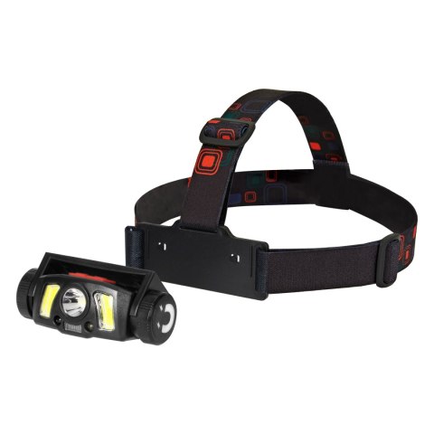 Latarka czołowa/światło rowerowe LED COB + XPG z akumulatorem Li-ion 1200mAh, czujnik ruchu