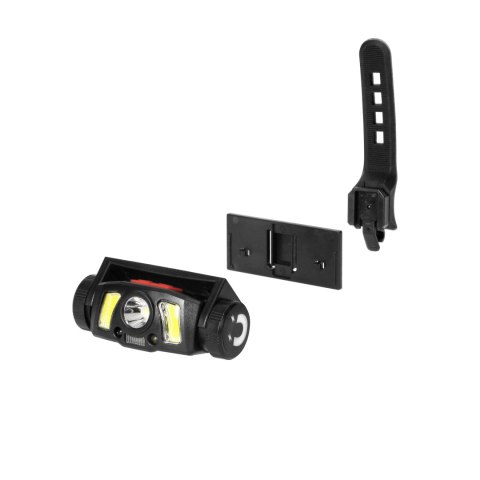 Latarka czołowa/światło rowerowe LED COB + XPG z akumulatorem Li-ion 1200mAh, czujnik ruchu