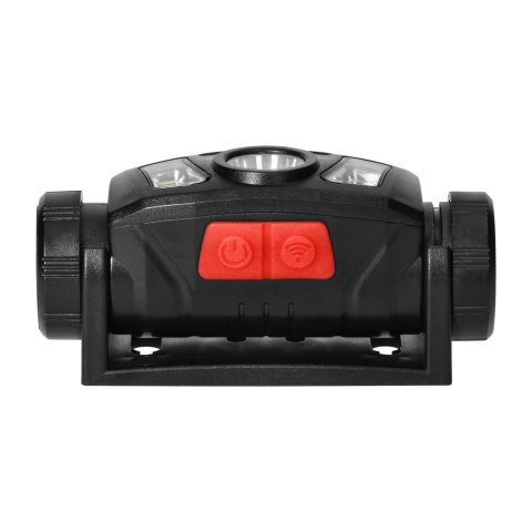 Latarka czołowa/światło rowerowe LED COB + XPG z akumulatorem Li-ion 1200mAh, czujnik ruchu