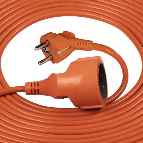 Przedłużacz ogrodowy jednogniazdowy Schuko, PVC 3x1,5mm?, długość 15m