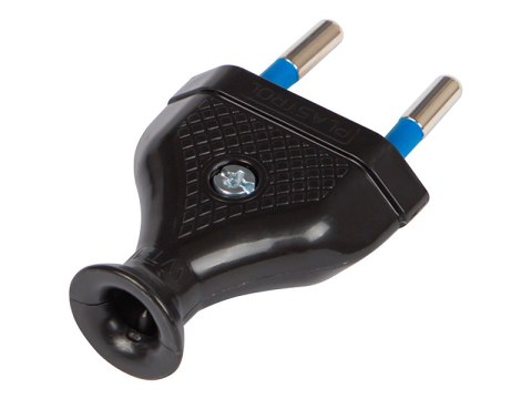 8666# Wtyczka wt-1 płaska 2,5a czarna 8666# Wtyczka wt-1 płaska 2,5a czarna