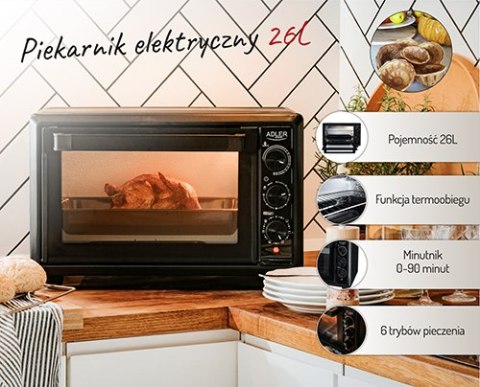 AD 6023 Piekarnik elektryczny 26l