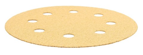 Papier ścierny na rzep 180 mm, K80, 5 szt., z 8 otworami do szlifierki 59G263