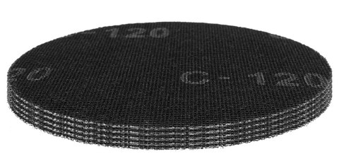 Siatka ścierna na rzep 180 mm, K120, 5 szt. do szlifierki 59G263