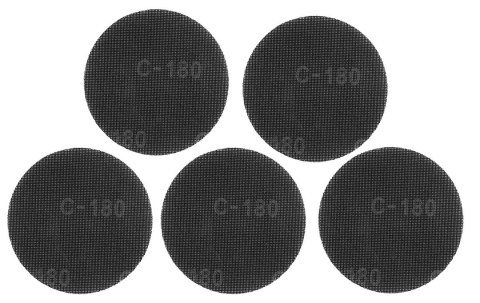 Siatka ścierna na rzep 180 mm, K180, 5 szt. do szlifierki 59G263