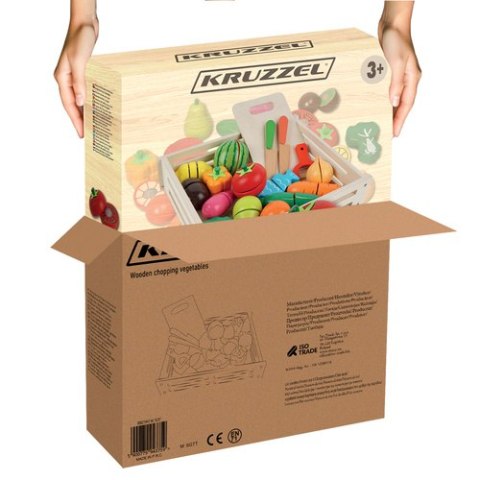 Warzywa do krojenia drewniane 21942