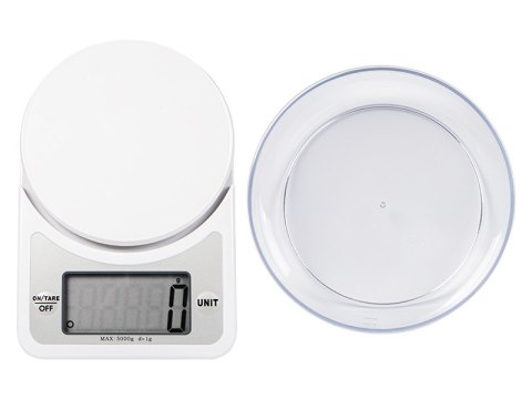 44-089# Waga kuchenna ks204 z miską 5kg 44-089# Waga kuchenna ks204 z miską 5kg