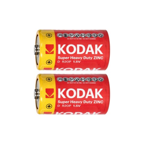 Baterie Kodak ZINC Super Heavy Duty D LR20, 2szt. folia Baterie Kodak ZINC Super Heavy Duty D LR20, 2szt. folia