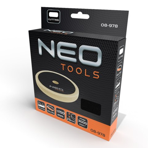 Pad polerski 150 x 150 mm x 25 mm, gąbka ścierna Pad polerski 150 x 150 mm x 25 mm, gąbka ścierna