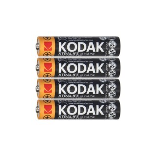 Baterie Kodak XTRALIFE Alkaline AAA LR03, 4 szt.