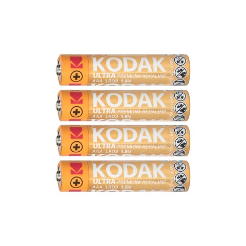 Baterie Kodak ULTRA Premium Alkaline AAA LR03, 4 szt.