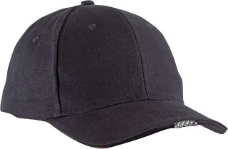 Czapka z daszkiem z oświetleniem led czarna, ce, lahti