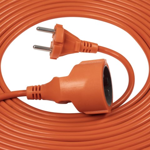 Przedłużacz PVC IP20 20m 1x2P, H03VV-F 2x1mm?