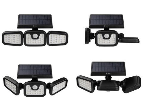 Reflektor solarny LED z czujnikiem ruchu TRACER SATURN