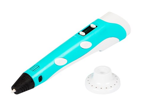 55-001# Długopis 3d drukarka 3d niebieski + 65m filament mix