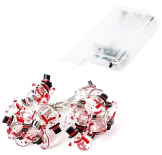 DA69A Lampki świąteczne bałwan