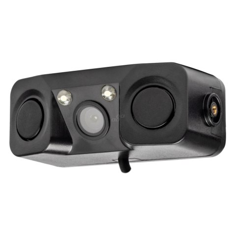 Kamera cofania z czujnikami parkowania 2w1 hd-602 led 12v amio-03541 Kamera cofania z czujnikami parkowania 2w1 hd-602 led 12v amio-03541