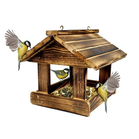 Karmnik dla ptaków opalany Woodok