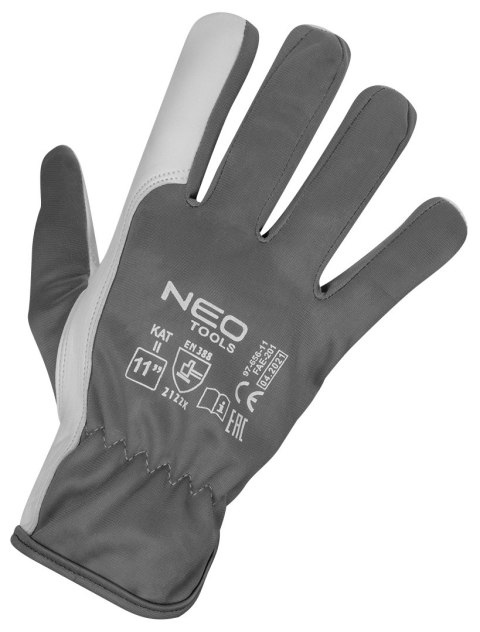 Rękawice robocze, 2121X, skóra kozia, rozmiar 11", CE Rękawice robocze, 2121X, skóra kozia, rozmiar 11", CE