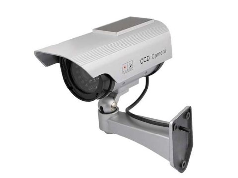 Atrapa kamery SOL1200 Solarna migająca dioda naklejka gratis