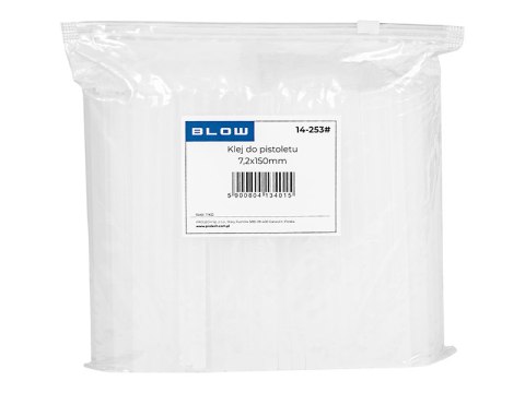 14-253# Klej do pistoletu cienki 7,2/150mm przezroczysty 1kg 14-253# Klej do pistoletu cienki 7,2/150mm przezroczysty 1kg