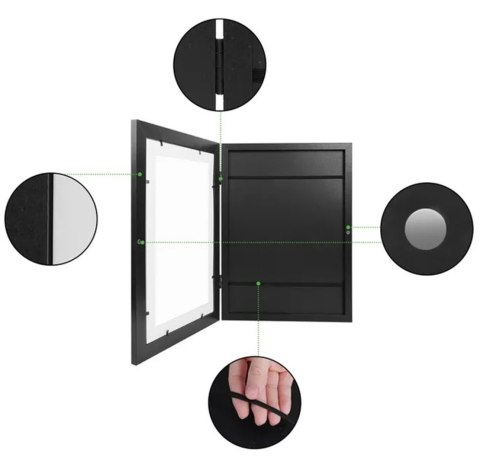 DA43 Ramka na zdjęcie czarna