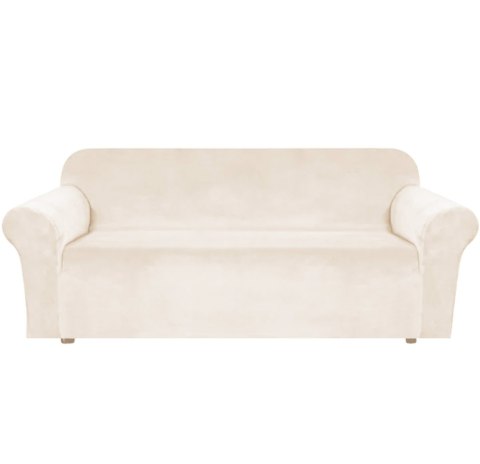 DA70A Pokrowiec na kanapę welur beż DA70A Pokrowiec na kanapę welur beż