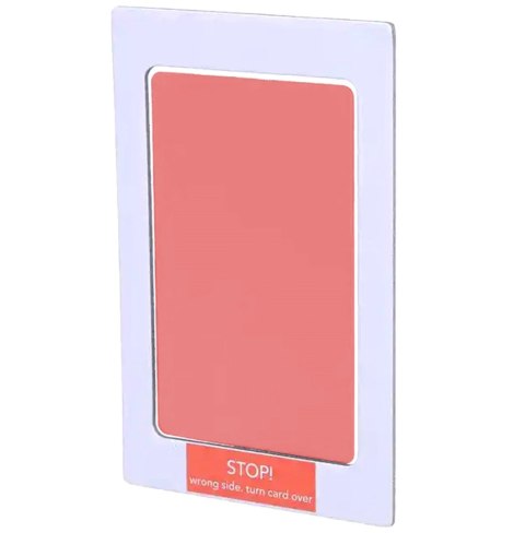 DA82B Niebrudzący odcisk rączki stópki 8x12,5 pink