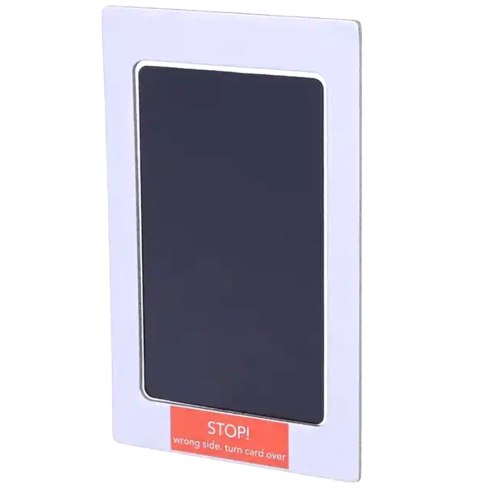 DA83 Niebrudzący odcisk rączki stópki 10x15,3 cm black