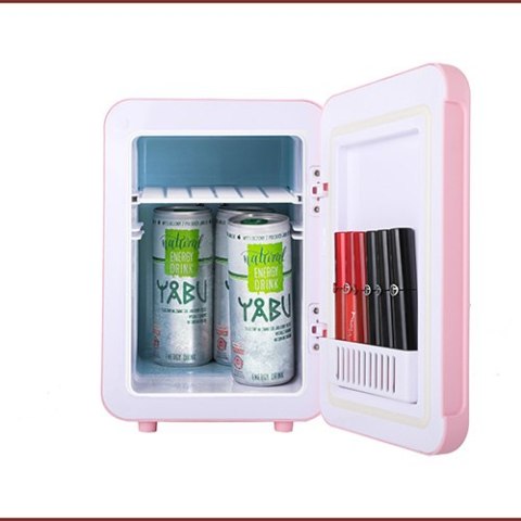 AD 8084 pink Mini lodówka 4l | chłodzenie i podgrzewanie | do domu i samochodu | system peltiera