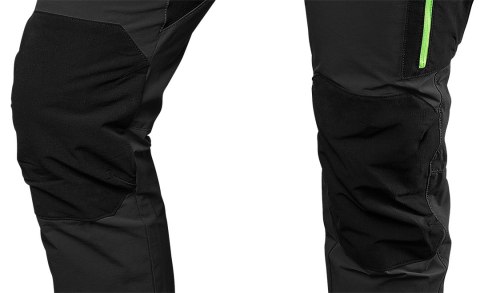 Spodnie robocze PREMIUM,4 way stretch, czarne, rozmiar XXL