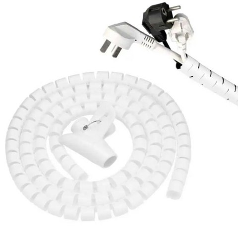 AG873A Organizer kabli biały 2m AG873A Organizer kabli biały 2m