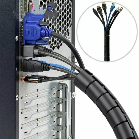 AG873A Organizer kabli biały 2m AG873A Organizer kabli biały 2m