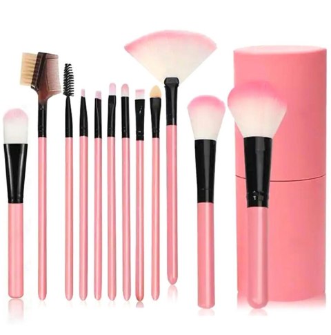 AG92M Zestaw pędzli 12szt róż