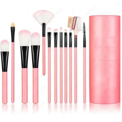 AG92M Zestaw pędzli 12szt róż