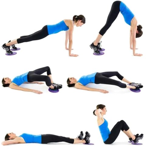 FT48 Podkładki poślizgowe do ćwiczeń 2szt