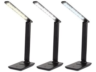 44-159# Lampka biurkowa led lb-15 czarna`