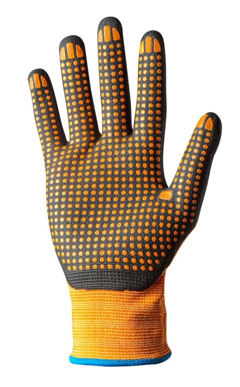 Rękawice robocze, nylonowe, pokryte kropkami z nitrylu, 4131X, rozmiar 11