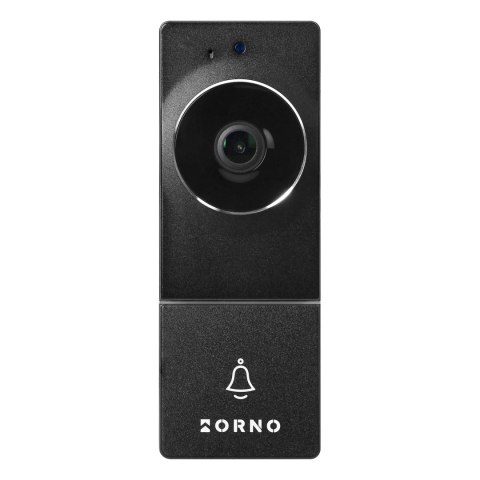 ALERTO, zestaw wideodomofonowy jednorodzinny, 4-żyłowy, 7", dotykowy panel, czarny