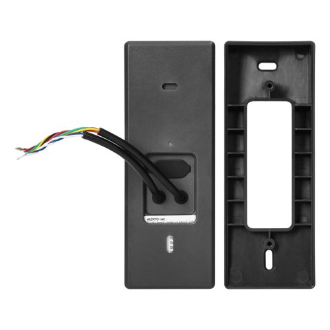 ALERTO, zestaw wideodomofonowy jednorodzinny, 4-żyłowy, 7", dotykowy panel, czarny
